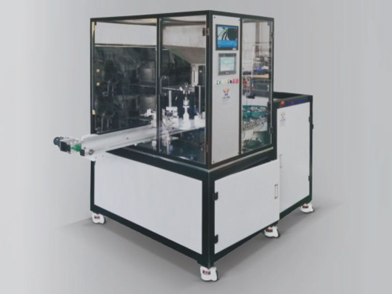 視覺檢測自動熱鉚機